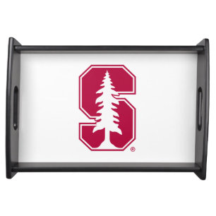 Cardinal Block "S" with Tree Serving Tray