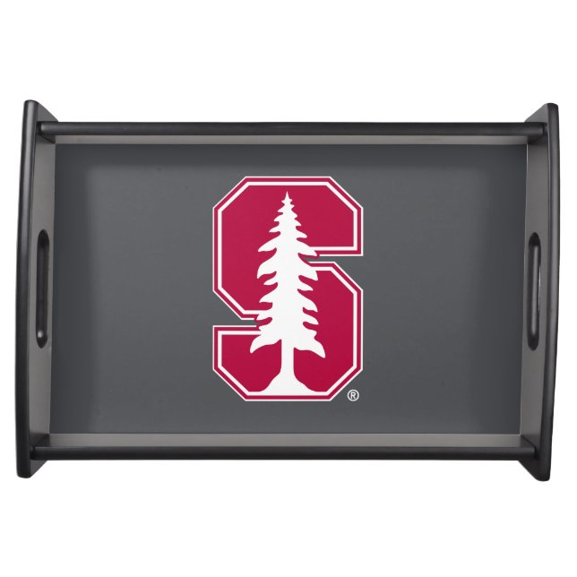 Cardinal Block "S" with Tree Serving Tray (Front)