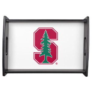 Cardinal Block "S" with Tree Serving Tray