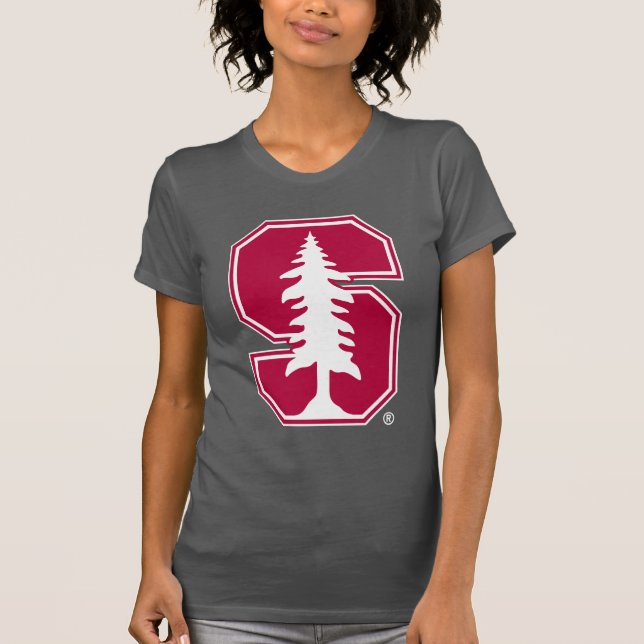Cardinal Block "S" with Tree T-Shirt (Front)