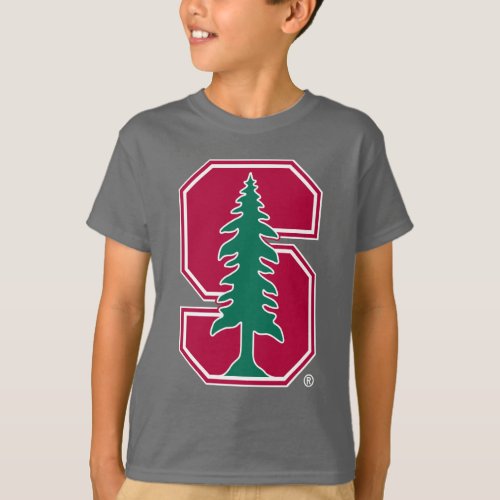 Cardinal Block S with Tree T_Shirt