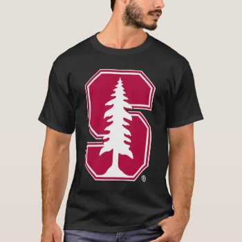Cardinal Block "s" With Tree T-shirt by Stanford at Zazzle