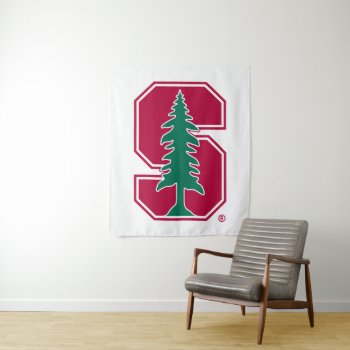Cardinal Block "s" With Tree Tapestry by Stanford at Zazzle