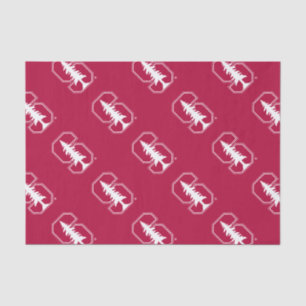 Cardinal Block "S" with Tree Tissue Paper