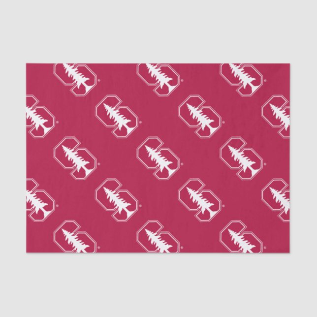 Cardinal Block "S" with Tree Tissue Paper (Front)