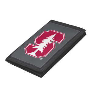Cardinal Block "S" with Tree Trifold Wallet