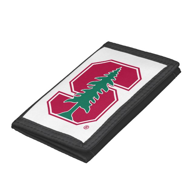 Cardinal Block "S" with Tree Trifold Wallet (Bottom)