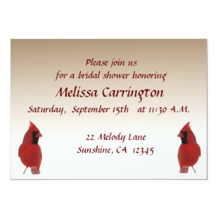 Cardinal Wedding Invitations 6