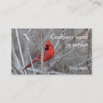 Cardinal Business Card by backyardwonders at Zazzle