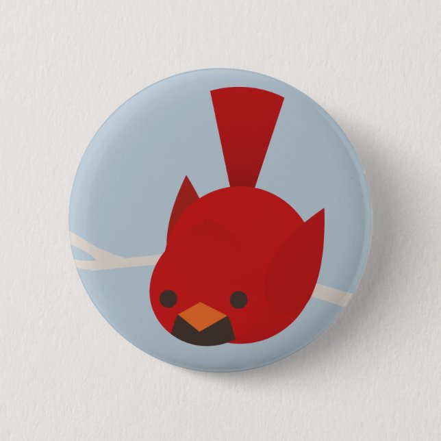 Cardinal Button (Front)