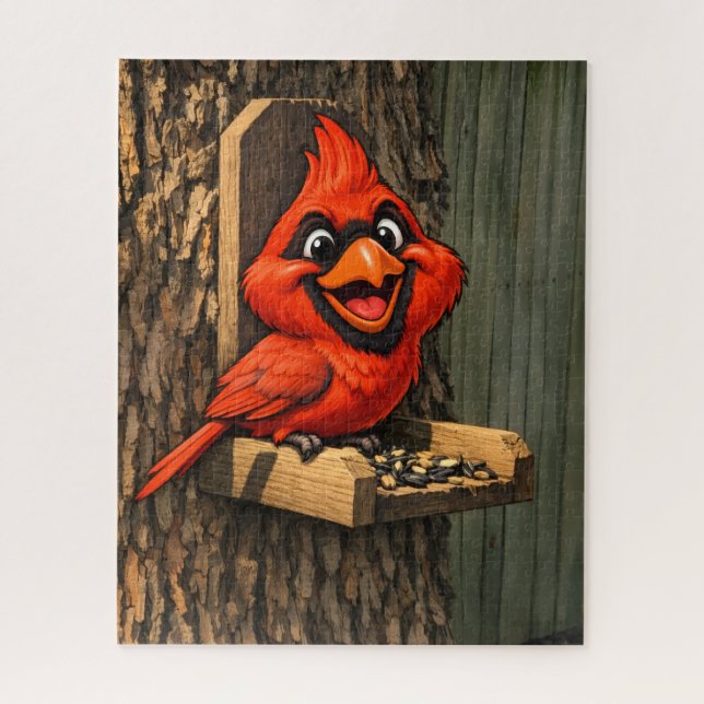 Cardinal Caricature  Jigsaw Puzzle (Vertical)