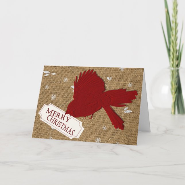 Cardinal Christmas Card (Front)