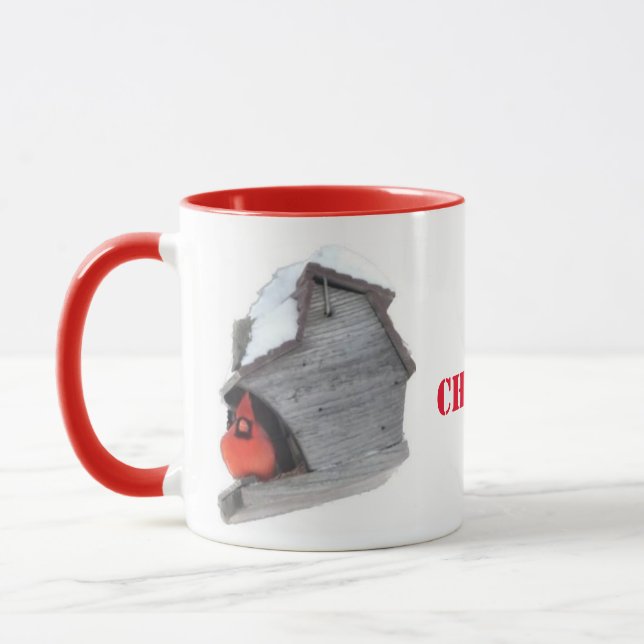 Cardinal christmas mug  (Left)