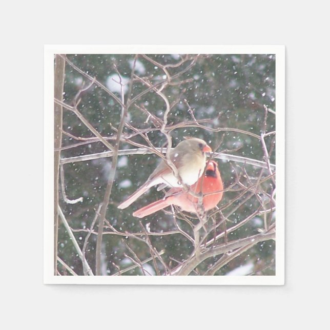 Cardinal Cocktail Napkins (Front)