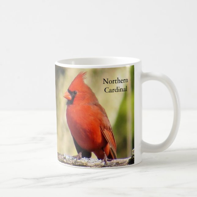 Cardinal Coffee Mug by BirdingCollectibles (Right)