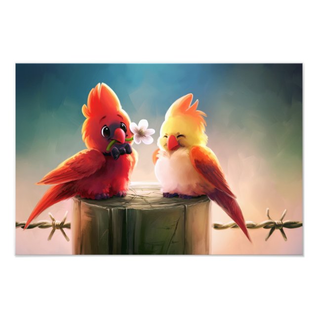 Cardinal Couple - Eric Proctor Photo Print (Front)