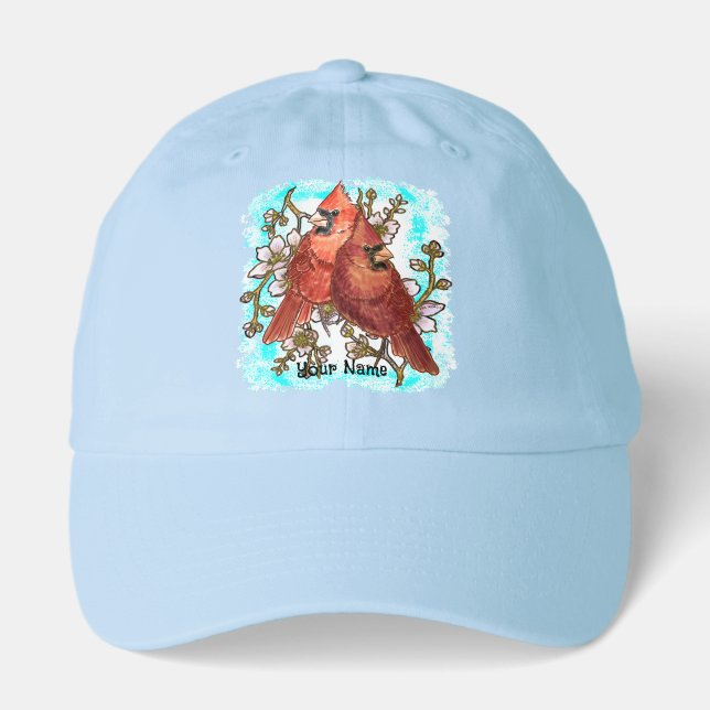 Cardinal Couple  hat (Front)