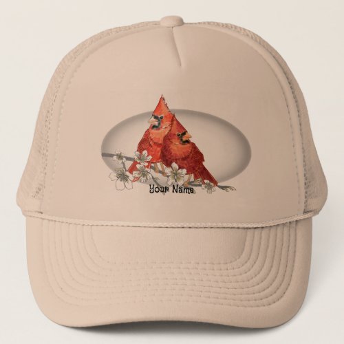 Cardinal Couple Trucker Hat