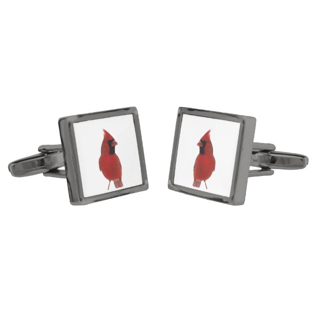 Cardinal Cufflinks (Angled)