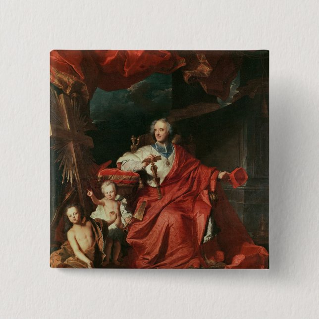 Cardinal de Bouillon  Opening Pinback Button (Front)