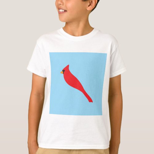 Cardinal design Kids t_shirt