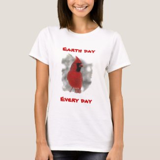 Cardinal Earth Day Shirt