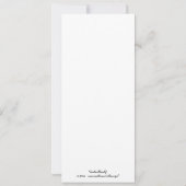 Cardinal Family flat card (Back)