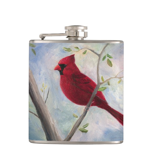 Cardinal Flask (Front)