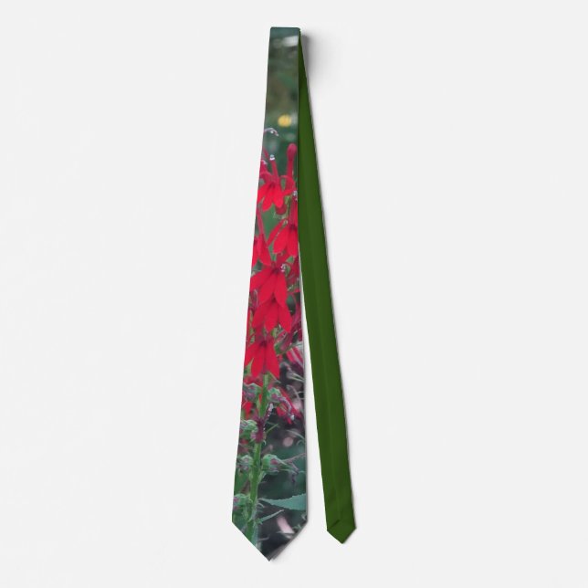 Cardinal Flower Tie (Front)