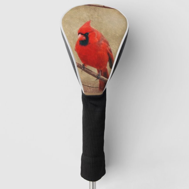 Cardinal Golf Head Cover (Front)