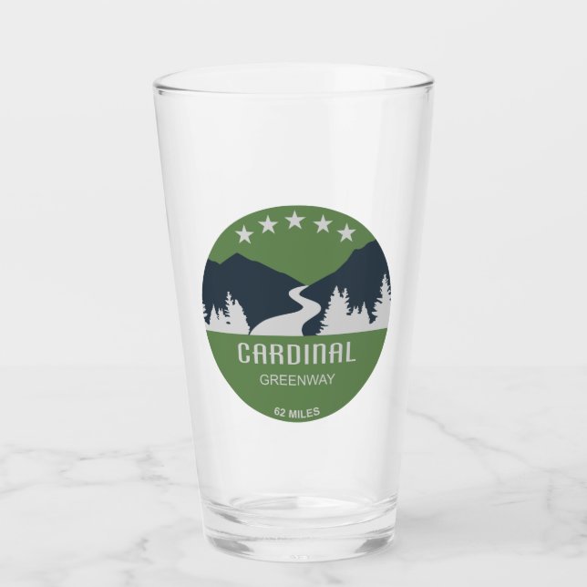 Cardinal Greenway Indiana Glass (Front)