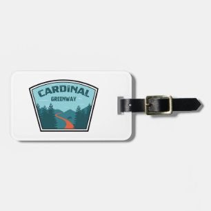 Cardinal Greenway Indiana Luggage Tag