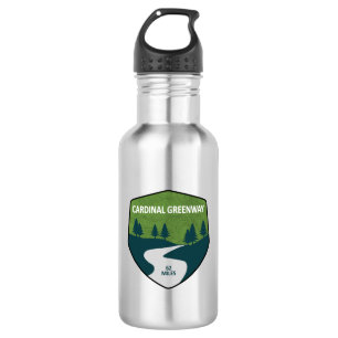 Cardinal Greenway Indiana Stainless Steel Water Bottle