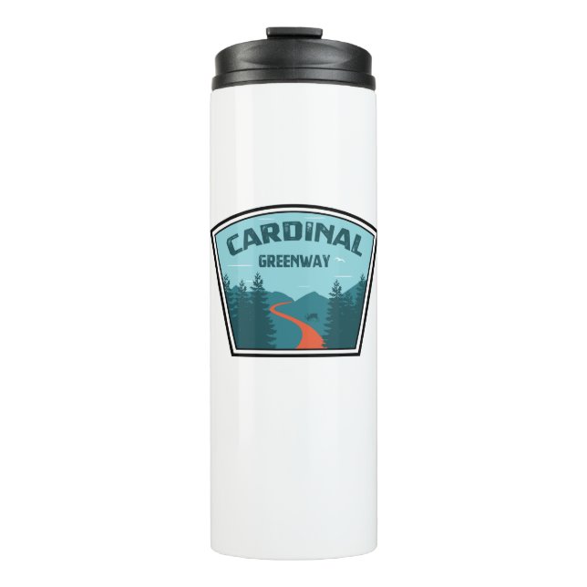 Cardinal Greenway Indiana Thermal Tumbler (Front)
