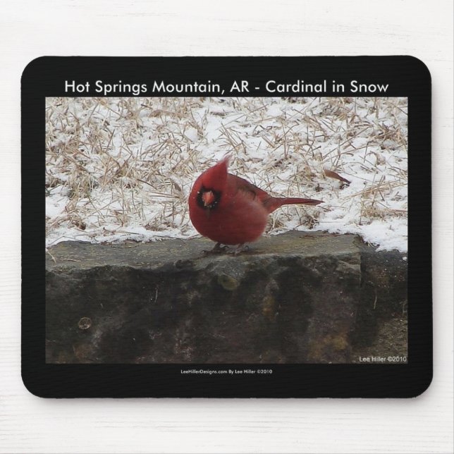Cardinal Hot Springs Nat. Park Mt AR Gifts Apparel Mouse Pad (Front)