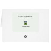 Cardinal in Apple Blossoms Cards (Back Horizontal)