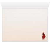Cardinal in Apple Blossoms Cards (Inside Horizontal (Bottom))