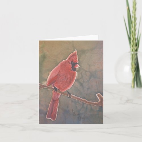 Cardinal in Backlight Note Card