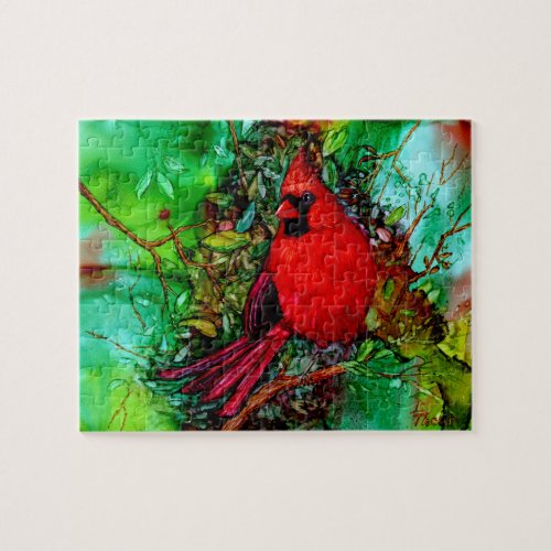 Cardinal In the Tree Jigsaw Puzzle