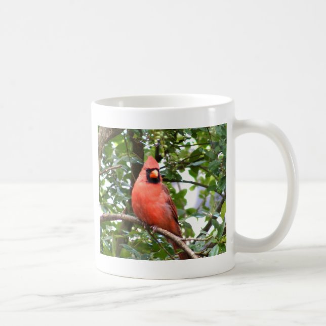 Cardinal in Tree Coffee Mug (Right)