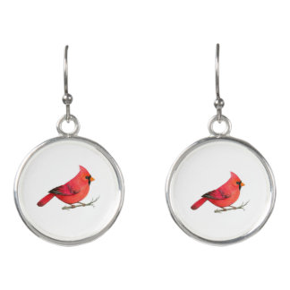 Cardinal Jewerly Earrings