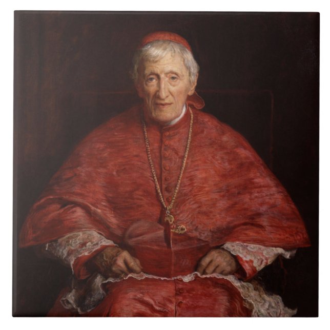 Cardinal John Henry Newman Ceramic Tile (Front)