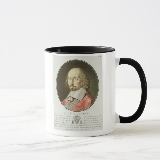 Cardinal Jules Mazarin (1602-61) from 'Portraits d Mug (Right)