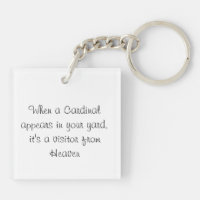 Louisville Cardinals Love Keychain, Zazzle