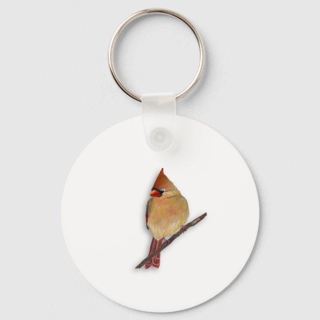 Cardinal  keychain (Front)