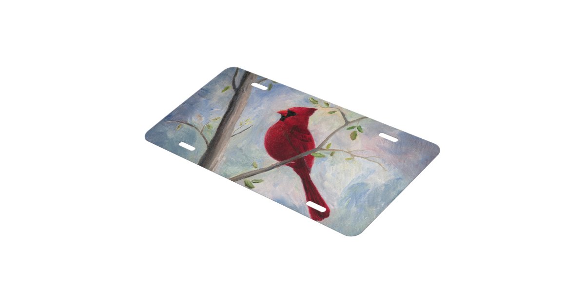 Cardinal License Plate | Zazzle