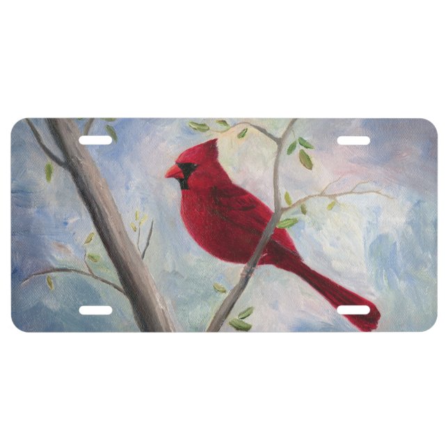 Cardinal License Plate (Front)