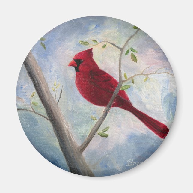 cardinal magnet (Front)