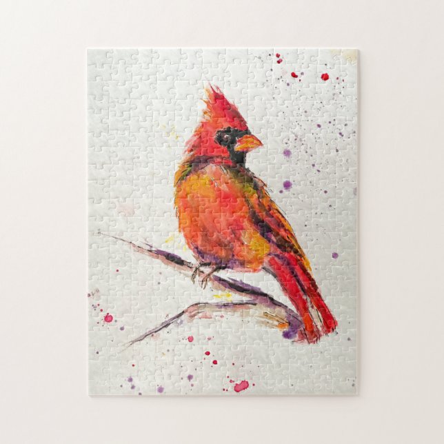 Cardinal male puzzle (Vertical)