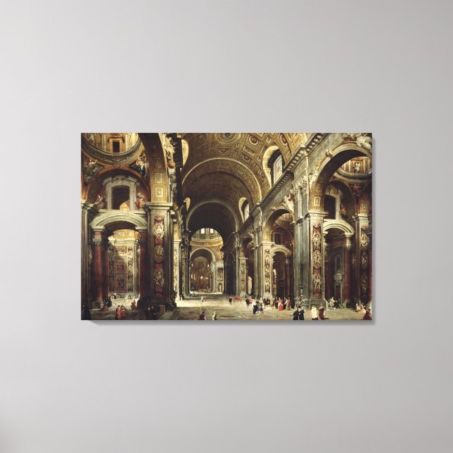 Cardinal Melchior de Polignac Canvas Print (Front)